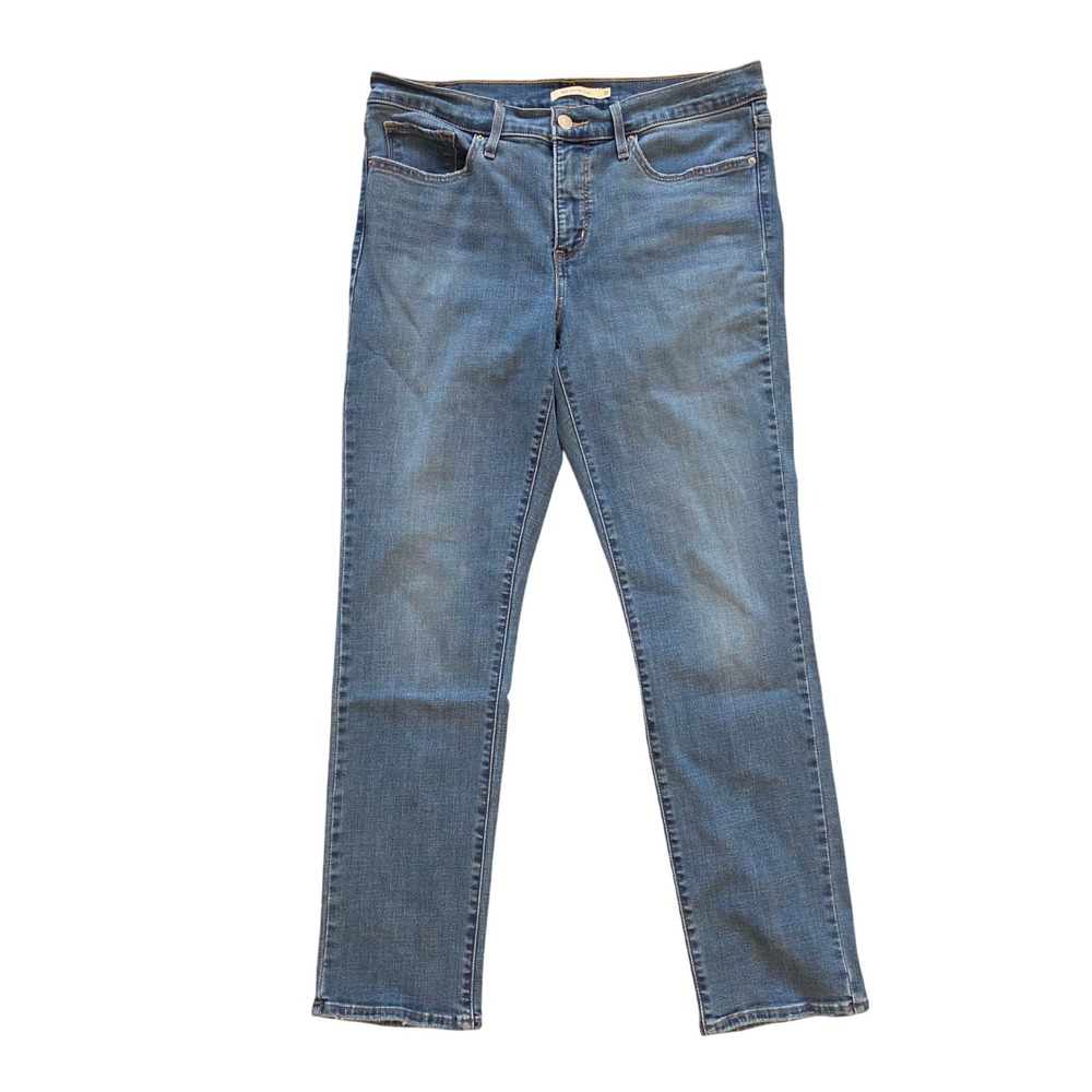 Levis 312 Shaping Slim Jeans Womens 31 Blue Denim Mid Rise‎ Stretch Pants